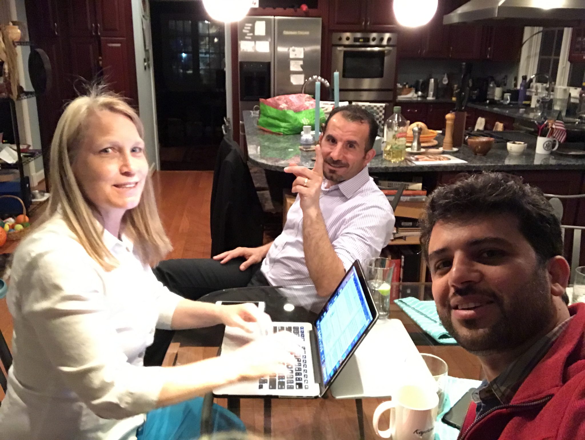 API team in the field
